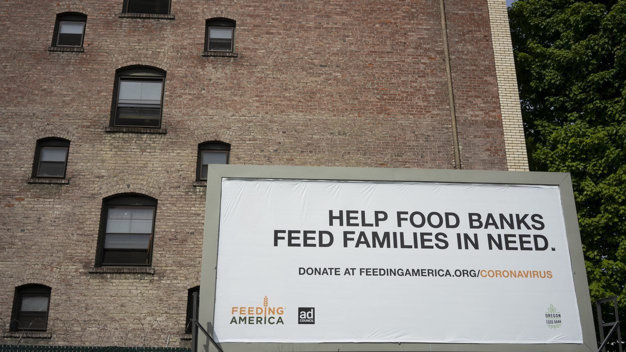 Feeding America is a nonprofit with a nationwide network of food banks.